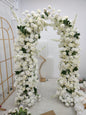 Location Fleur blanche vertes avec d'arche incluse  200 cm sur 200cm