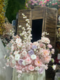 Location des bouquets de fleurs blanches de 70 cm pour centre de table