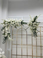 Set de deux fleurs d'arche multicolore Blanc - vert