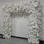 Location de fleurs d'arche rectangulaire blanches de 200 cm